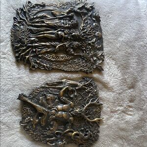 Ornate Bronze Wall Plaques